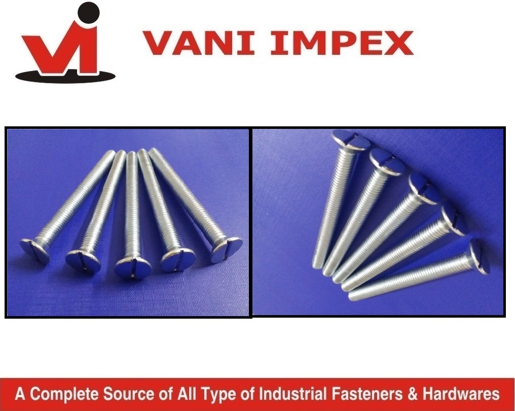 Mild Steel Csk Slotted Screws