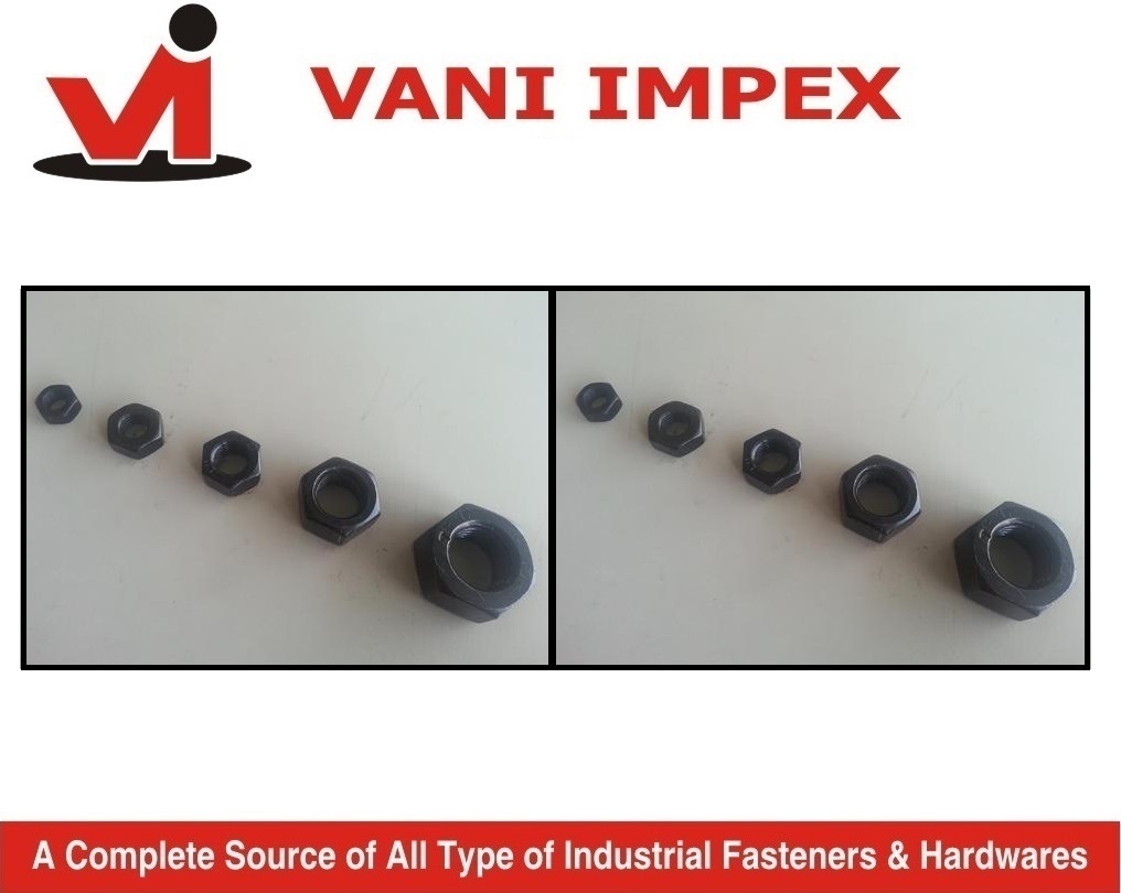 High Tensile Hex Nuts - Steel Alloy, Metric Size M10, Durable And Rust-resistant Design