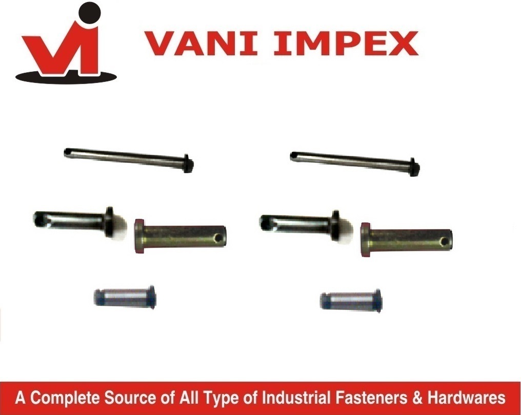Brake Pin - Ms & En8 Material | Versatile Usage In Agriculture, Available In Various Sizes, Includes Spring Pins And Brake Shoe Pins