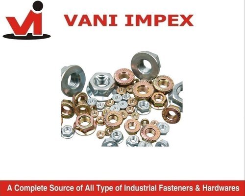 Mild Steel Zinc Plated Flange Nuts