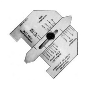 Automatic Weld Gauge - Stainless Steel, 10-50 mm Width, Silver Color | Durable, Noiseless Operation, Low Maintenance, New Condition