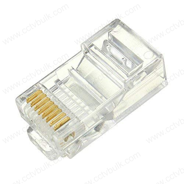 D-link Rj45 Connector Cat5e Utp Original - 100 Pcs Pack, 8p8c Type, Copper Alloy With 03mu Gold Plating, 24-26 Awg Compatible