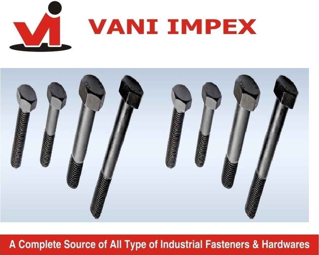 Hex Head Bolts - Carbon Steel, 1/4 Inch Diameter, Rust-resistant Finish | High Strength Durability, Precision Engineering