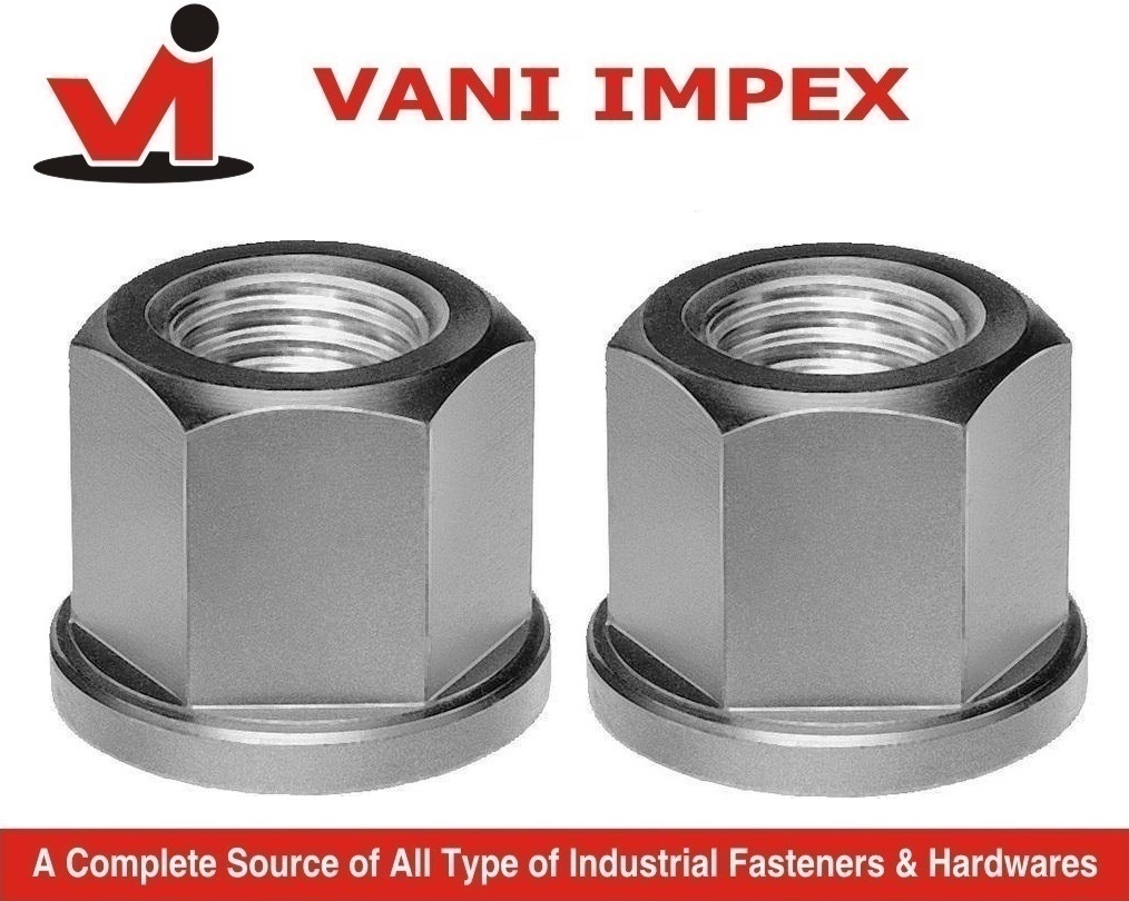 Collar Nuts - En-8, En-19, Class 8, Class 10 | Various Finishes: Black, Zinc, Hdg, Surface Treatments: Anodization, Galvanized, Zinc Plating