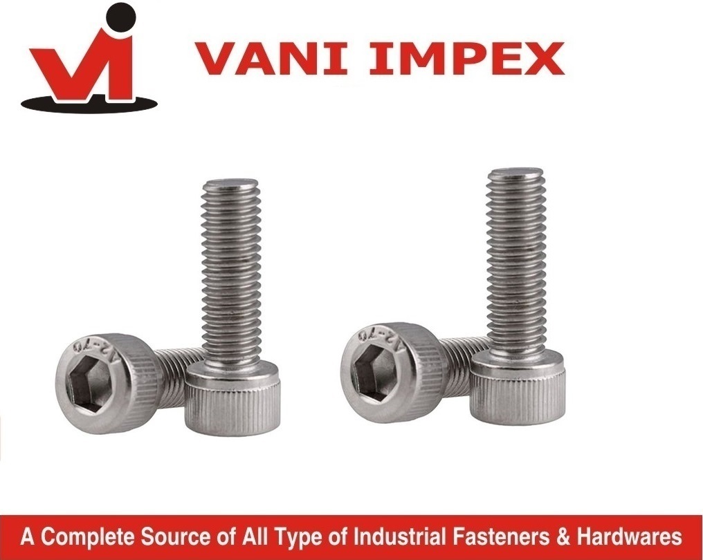 Allen Cap Screw - Steel, M8 Size, Zinc Plated , High Durability And Corrosion Resistance