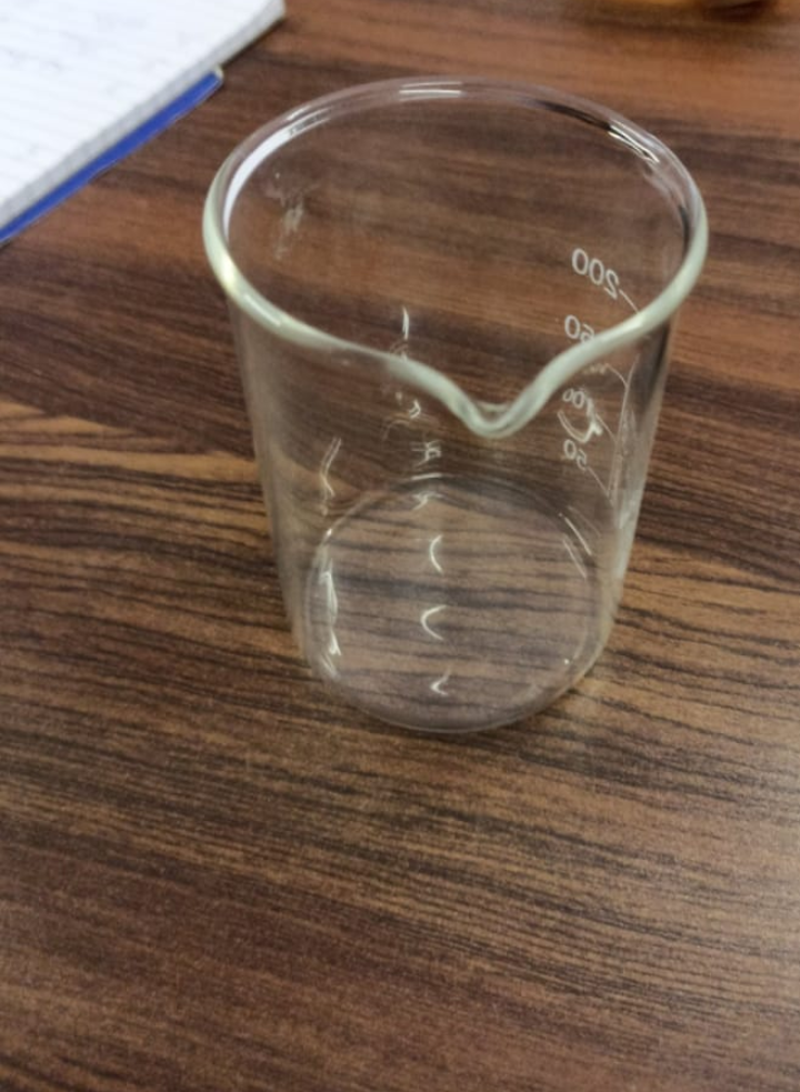 Glass Beaker - Borosilicate Glass, 250ml Capacity, 100-150 Mm Height, 70-90 Mm Diameter, 50ml Graduations | Ideal For Laboratory Mixing And Heating, Iso 3819 Compliant