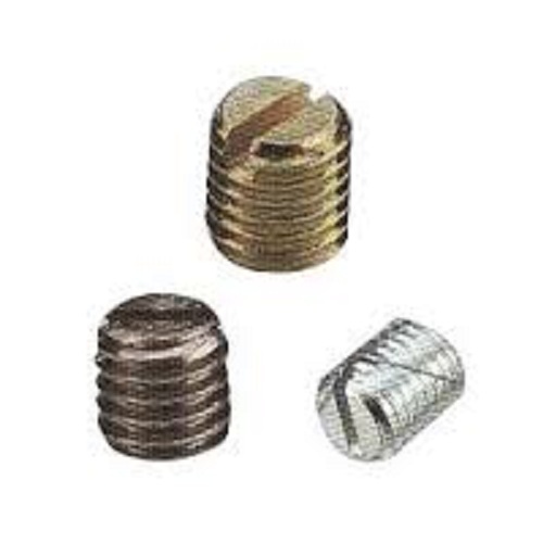 Cone Grub Screw - Stainless Steel/metric Size From M2, Black Plated Finish | Industrial Use, Premium Quality, Length From M3 Mm And Above