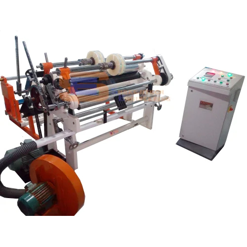 व्हाइट इंडस्ट्रियल फिल्म स्लीटिंग रिवाइंडर मशीन