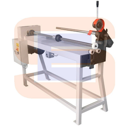 Semi Automatic Paper Core Cutter Machine - Metal, Grey Color | Human Machine Interface Control, Semi-automatic Grade, Warranty Included