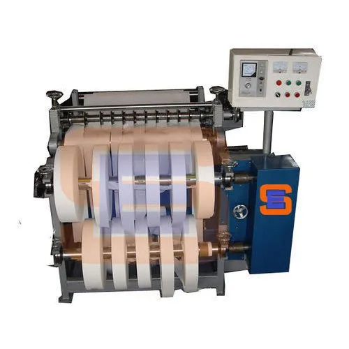 Blue Duplex Surface Slitter Rewinder Machine
