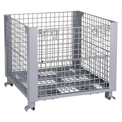 Silver Ss Wire Mesh Container