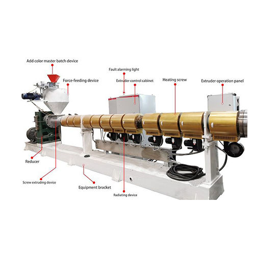 अर्ध स्वचालित प्लास्टिक रीसाइक्लिंग एक्सट्रूडर मशीन