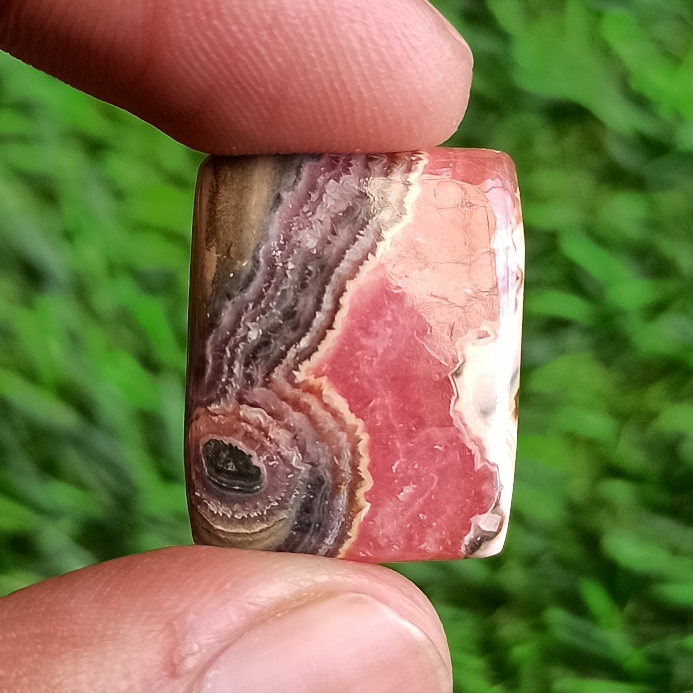 Rhodochsite Cabochon Grade: Top