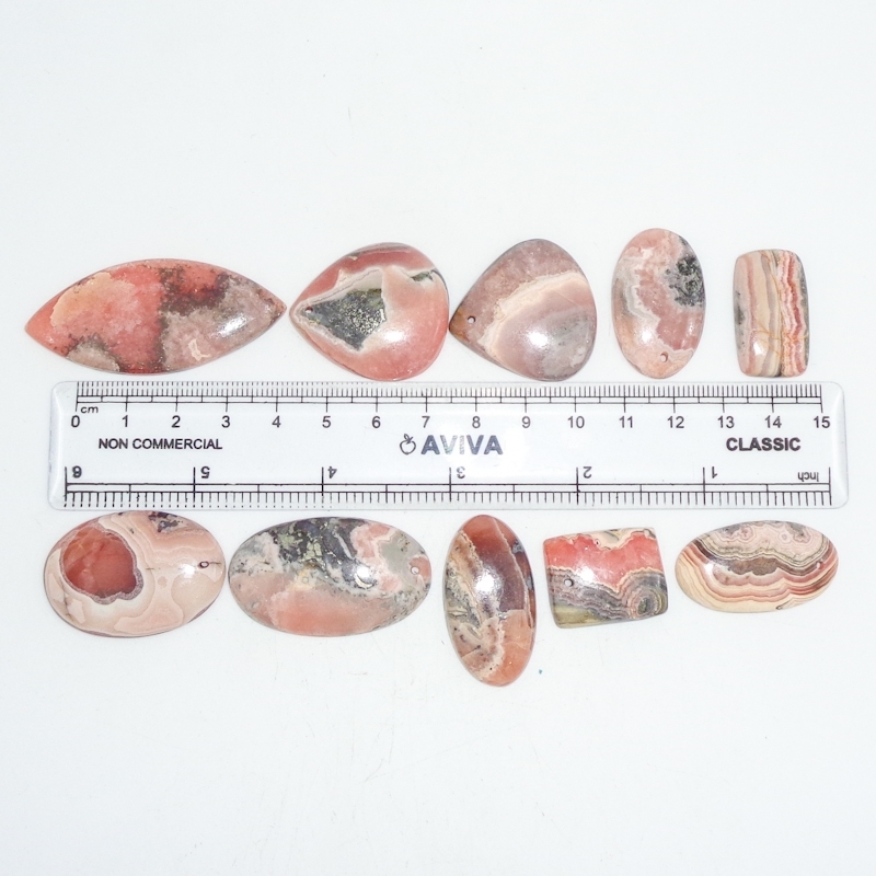 Rhodochsite Cabochon Grade: Top