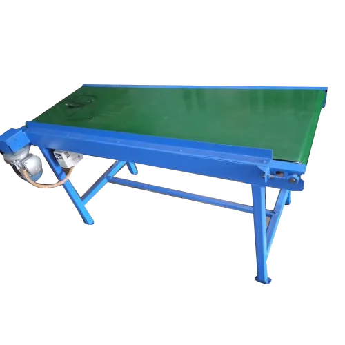 Flat Belt Conveyor System - Color: Blue And Green