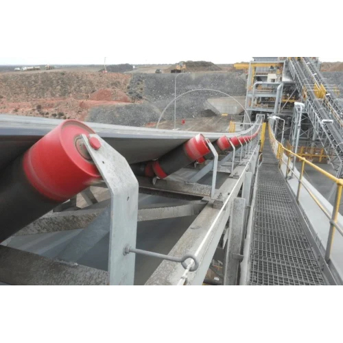 Silver Inclined Belt Conveyor