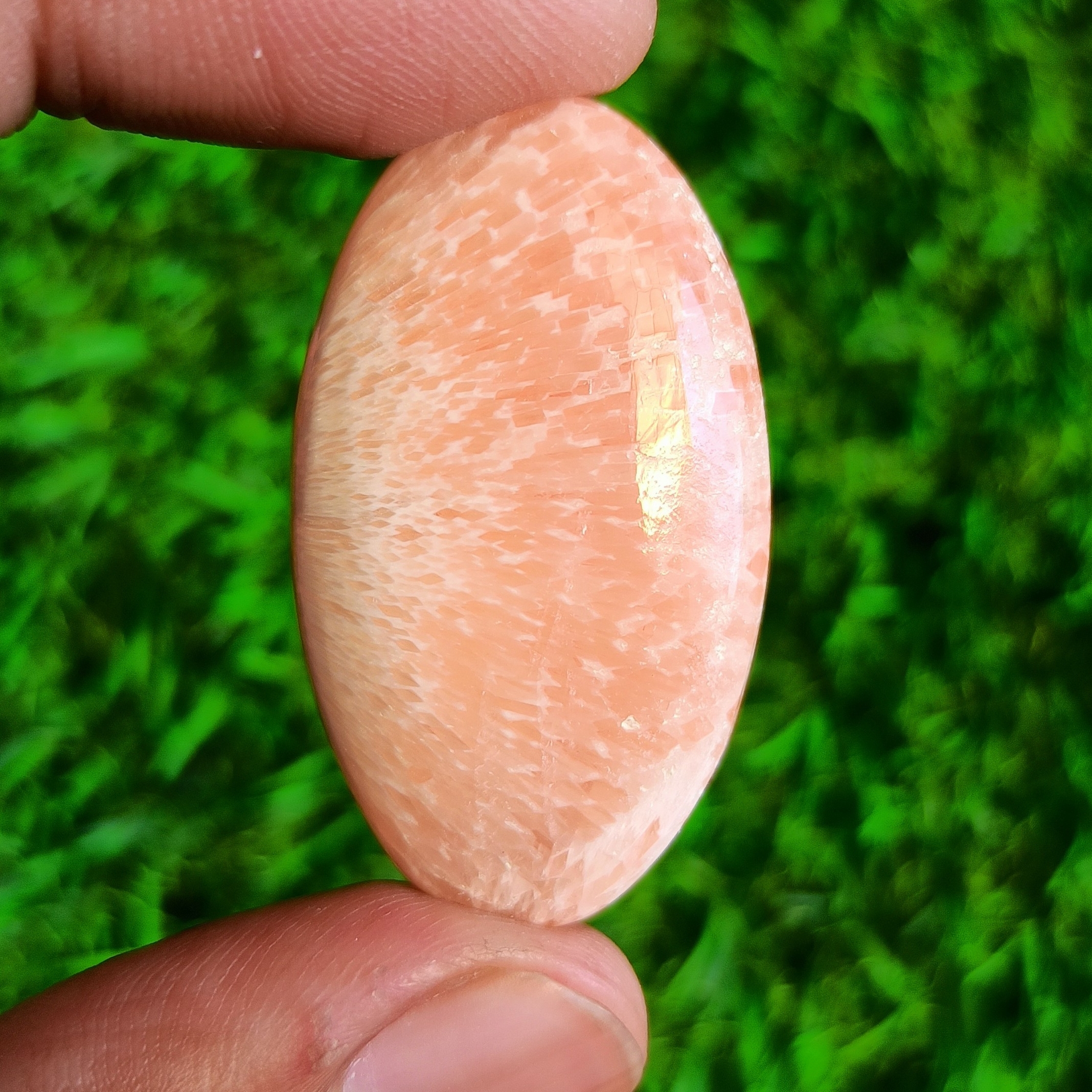 Scolecite Cabochons - 15 To 20 Mm Natural Skin Color Mix Shapes, Top Quality Healing Crystal For Jewelry Making