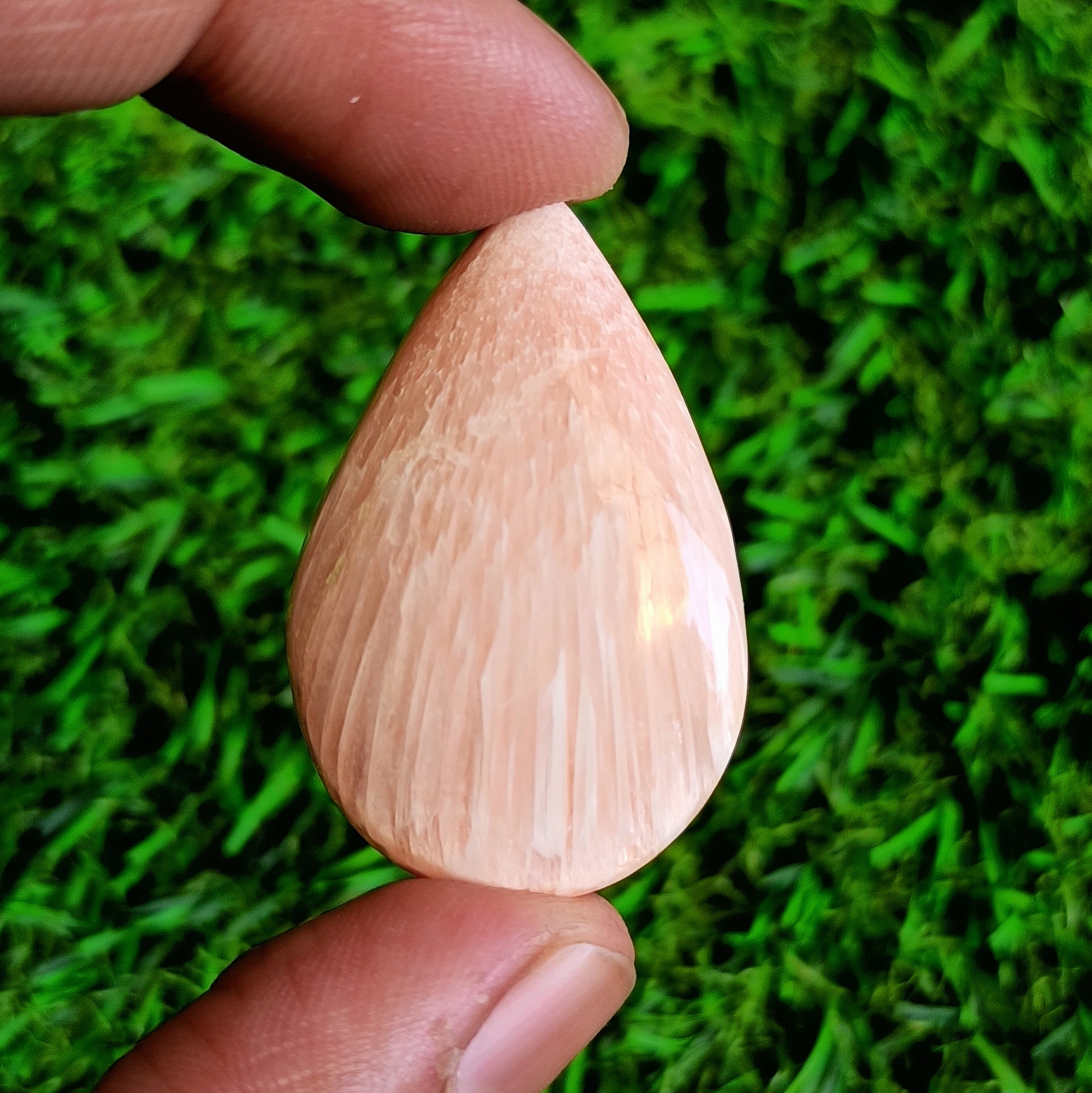 Scolecite Cabochons - 15 To 20 Mm Natural Skin Color Mix Shapes, Top Quality Healing Crystal For Jewelry Making