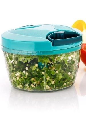Plastic Hand Chopper - Durable Plastic, Customized Size, Available in Multiple Colors - Easy to Clean, Compact Design, Sharp Blades for Quick Chopping