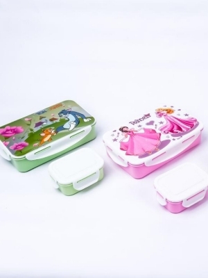 Lunchex Kid Lunch Box - Plastic PP, Various Sizes & Shapes Available, Multiple Colors, Easy to Clean & Maintain, Ideal for Kitchen Use