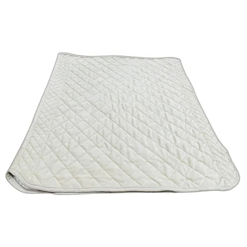 White Chenille Sofa Cover - 100% Cotton, Customized Size | Foam Filling, Printed Pattern, Plain Style for Cozy Home Décor