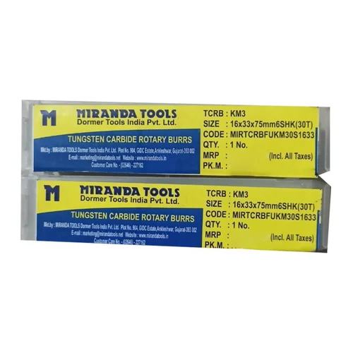 Tungsten Carbide Rotary Burrs - High Speed Steel Various Sizes Available | Polished Finish Hard And Wear-resistant For Industrial Use