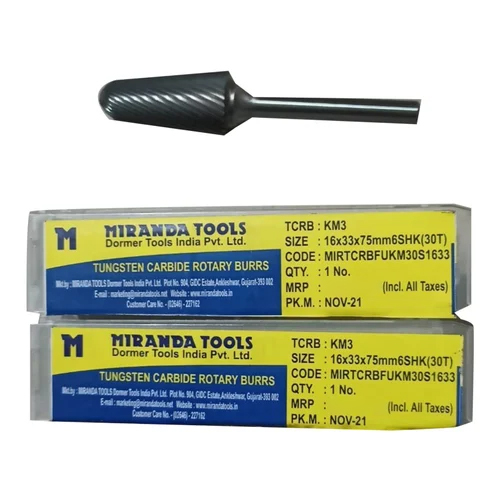 Tungsten Carbide Rotary Burrs - High Speed Steel Various Sizes Available | Polished Finish Hard And Wear-resistant For Industrial Use