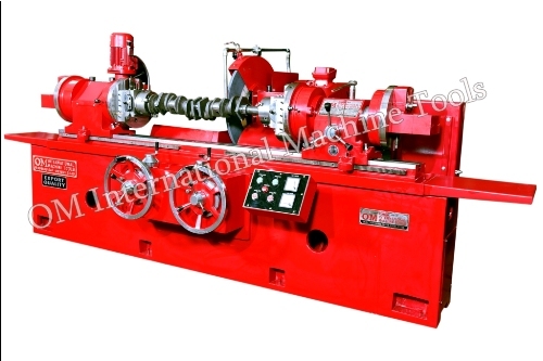 Om Brand - Automatic Horizontal Crankshaft Grinding Machine | Cast Iron, 3000 Kg Weight, Red Color, 1 Year Warranty