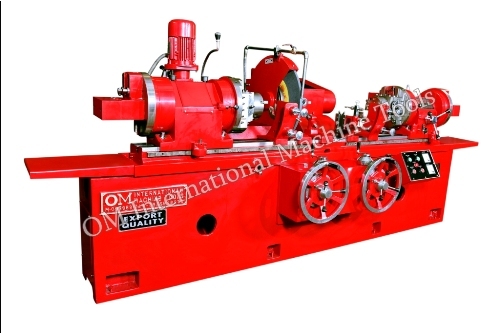 Om Brand - Automatic Horizontal Crankshaft Grinding Machine | Cast Iron, 3000 Kg Weight, Red Color, 1 Year Warranty
