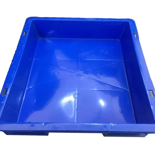 Blue Supreme Rectangular Plastic Crates