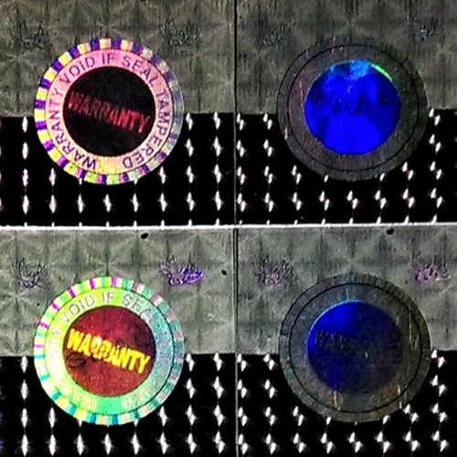 मल्टीकलर रेडी स्टॉक होलोग्राम वारंटी सील स्टिकर