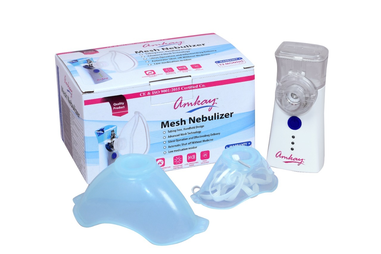 Mesh Nebulizer - Durable Plastic, 54*66*120 Mm, White | Automatic, Portable, 3w Power Consumption, 30 Db Noise Level, Real-time Operation