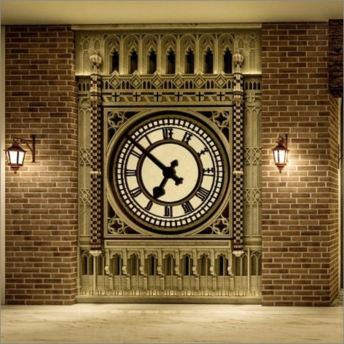 Black N White Gps Outdoor Tower Clocks