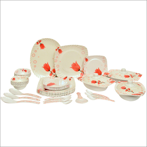 Melamine Crockery - Durable Lightweight Melamine Resin Plates, Bowls & Spoons, Scratch & Breakage Resistant, High-temperature Utility