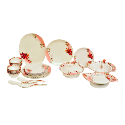 Melamine Crockery - Durable Lightweight Melamine Resin Plates, Bowls & Spoons, Scratch & Breakage Resistant, High-temperature Utility