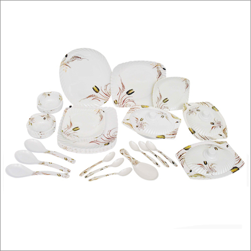 Melamine Crockery - Durable Lightweight Melamine Resin Plates, Bowls & Spoons, Scratch & Breakage Resistant, High-temperature Utility