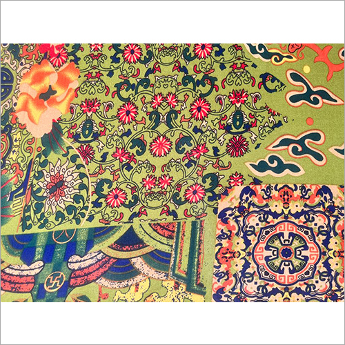 Multicolor Brush Print Fabric