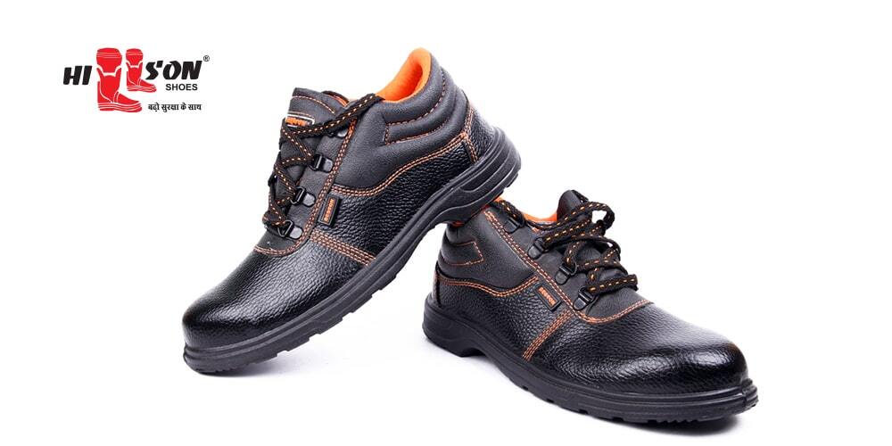 Black Hillson Beston Safety Shoes