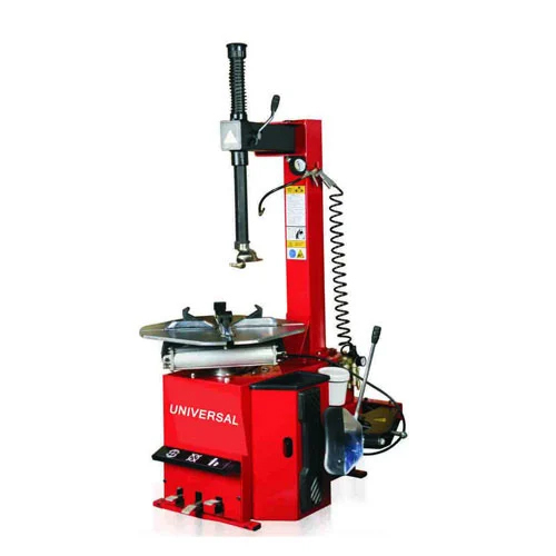 Car Tyre Changer - Mild Steel, Automatic | Red-Black Finish, 1 Year Warranty, 220-240V Electric Power