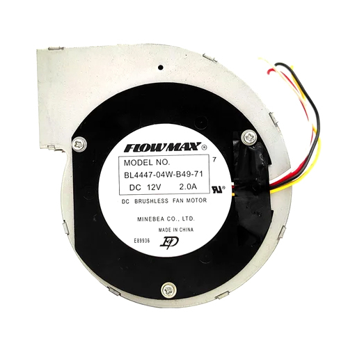 Bl4447-04w-b49-71 12v डीसी ब्रशलेस एयर कूलिंग ब्लोअर फैन ब्लेड सामग्री: प्लास्टिक