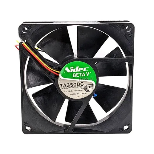 M33503-57G2 Dc 12V ब्रशलेस एयर कूलिंग फैन ब्लेड सामग्री: धातु