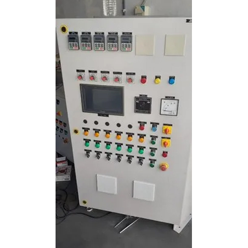 215 kW Electrical PLC Control Panel - Mild Steel, White Painted Finish | Durable Control Box with Warranty