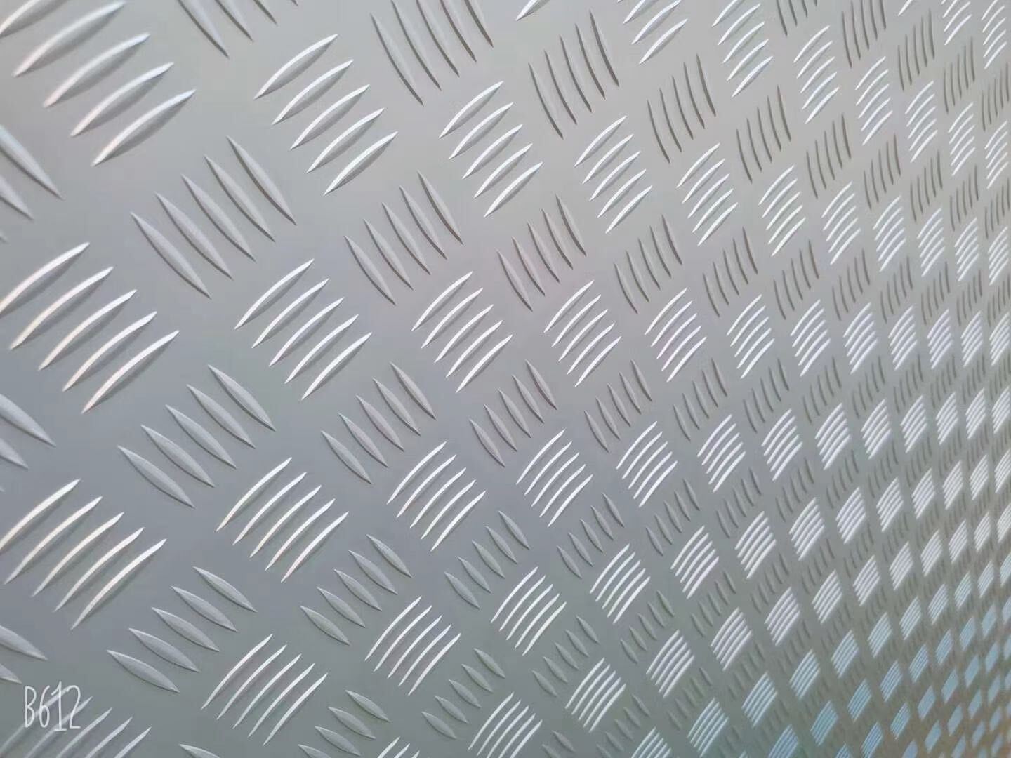 Silver Aluminium Chequered Plate