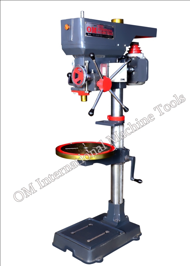 Pillar Type Drill Machine - Semi Automatic, Grey Color, 1 Year Warranty, Electric Power Source For All Industrial Applications