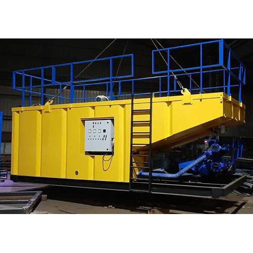 सिंगल स्क्रीन रीसाइक्लिंग यूनिट के साथ सेमी-ऑटोमैटिक 15kl टैंक