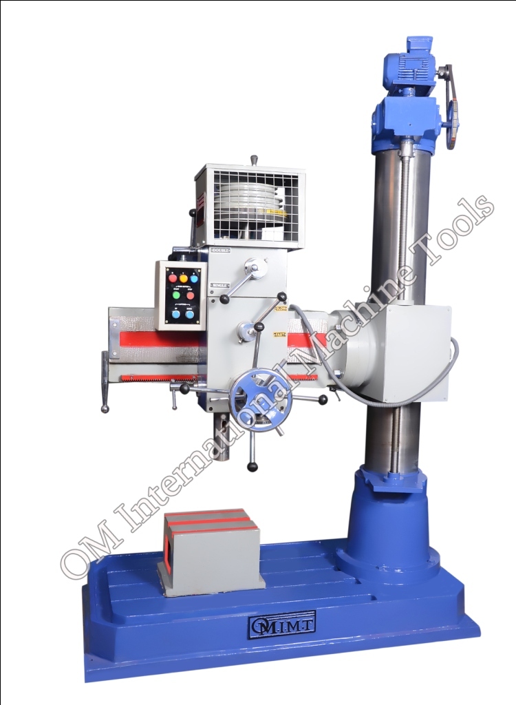 Heavy Duty Radial Drill Machine - Electric Automatic Operation, Blue Color | 1 Year Warranty, Ideal For All Industrial Uses
