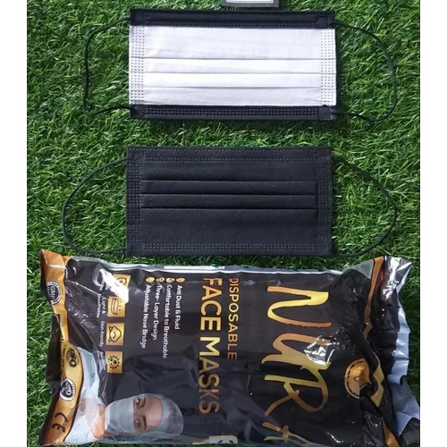 Mens 3 Layer Face Mask Age Group: Suitable For All Ages