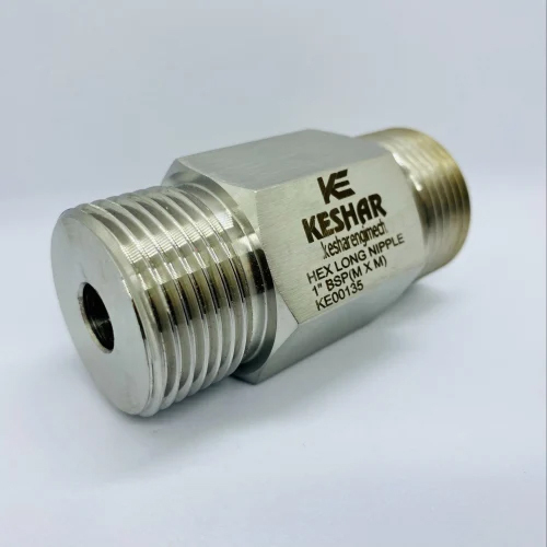 सिल्वर हेक्स लॉन्ग निप्पल