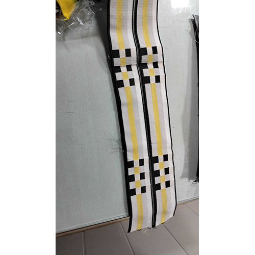 Coler Pati Polyester Yarn - 100% Polyester, Fancy Yarn In Black, White & Yellow | Durable, Eco-friendly, Quick Dry
