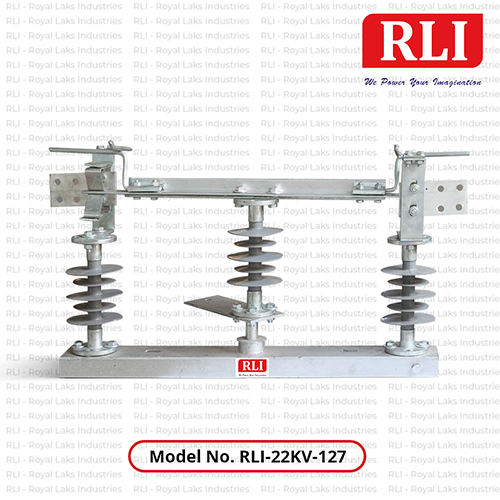 सिल्वर 22 Kv 400 Amps डबल ब्रेक सेंटर रोटेटिंग टाइप Ab स्विच